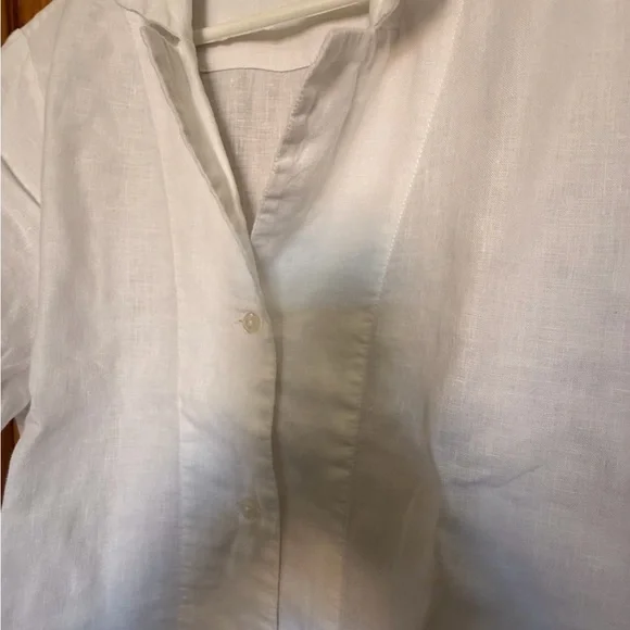 Quince 100% European linen short sleeve shirt - Picture 4 of 11